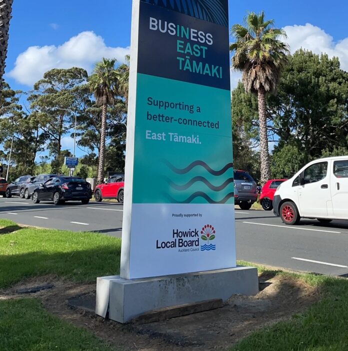 Business East Tamaki signage