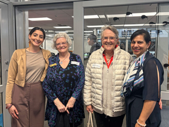 Hubaan Bhandari, Sue Miller, Gay Gallagher and Wilma Viegas at the inaugural BDSC Z Club meeting